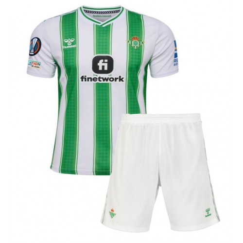 Maillot de foot Real Betis Domicile enfant 2023-24 Manches Courte (+ pantalon court)